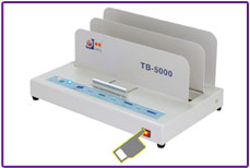 金图TB-5000热熔装订机预热